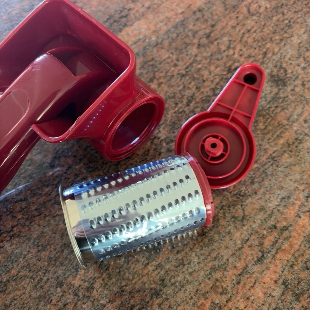 KitchenAid Rotary Grater Red New  Ideal for Cheeses Nuts & Chocolate